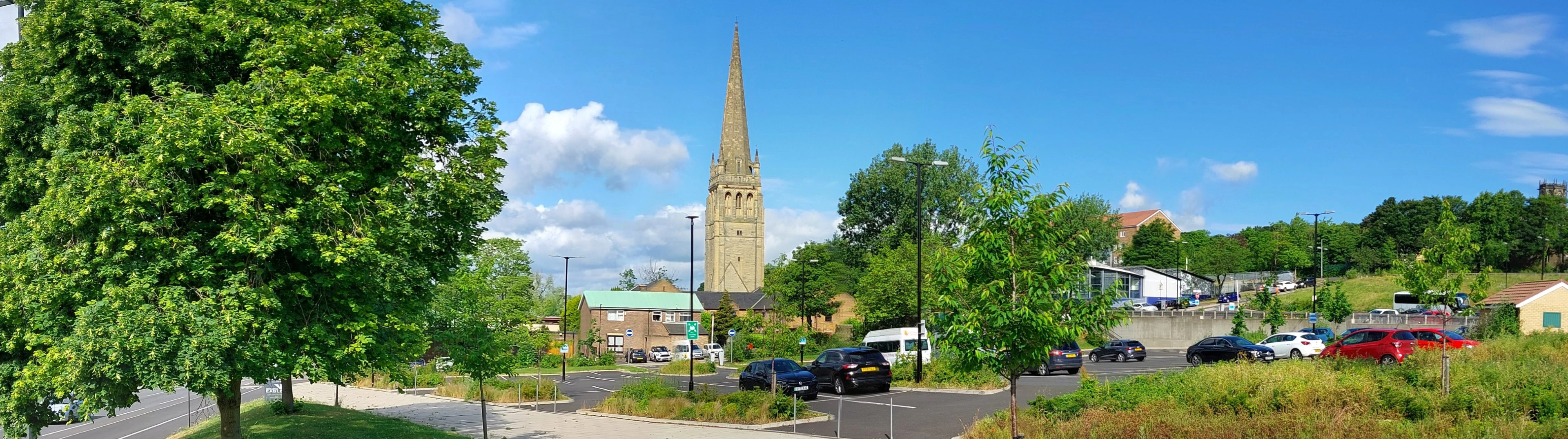 Elswick Parish Church in summer