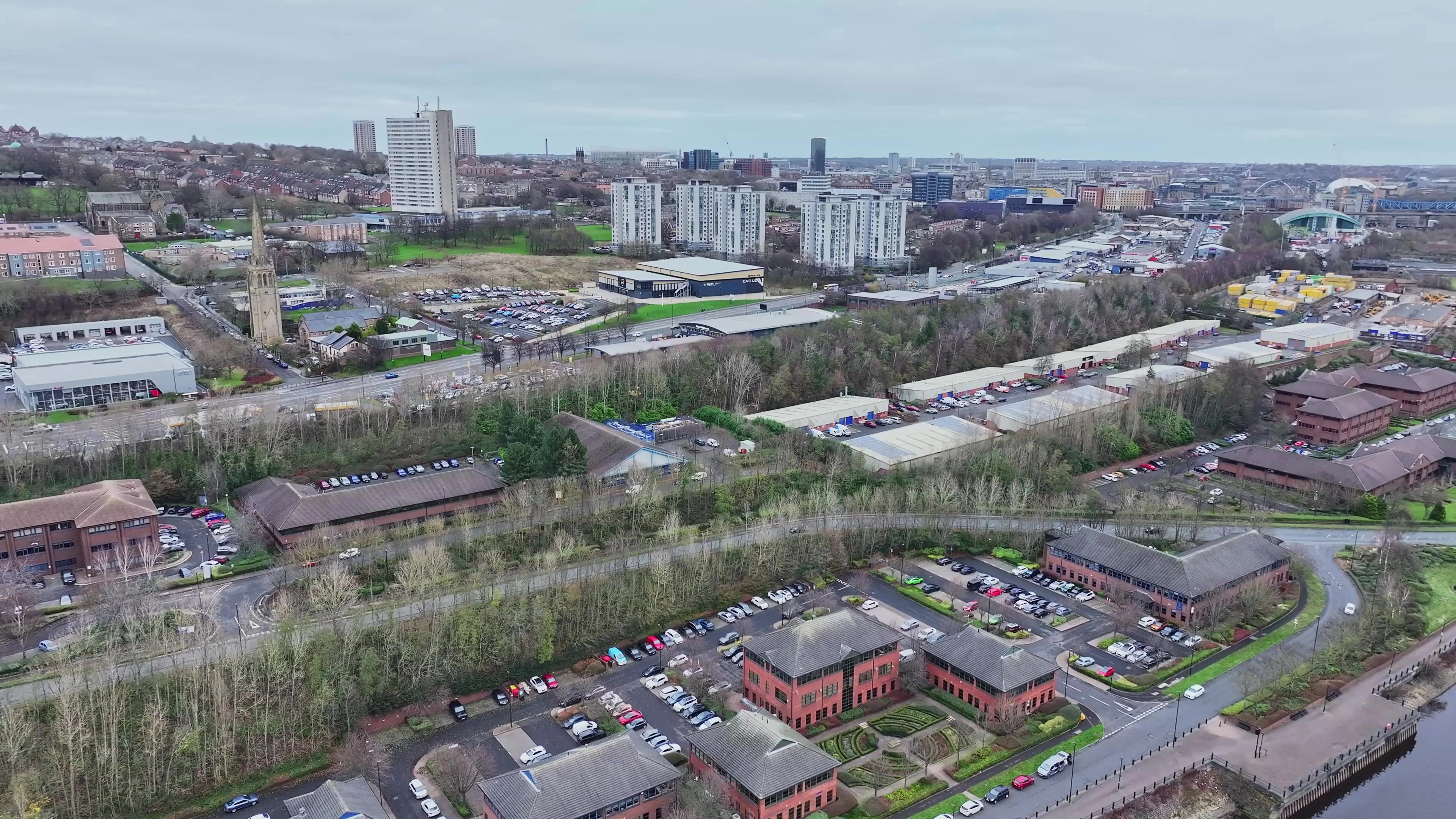 Looking west over Elswick